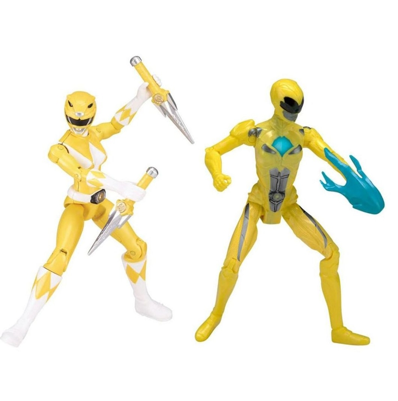 Illustration for article titled These 'Then and Now' Power Rangers Action Figure Sets Are Not Doing the Movie Any Favors